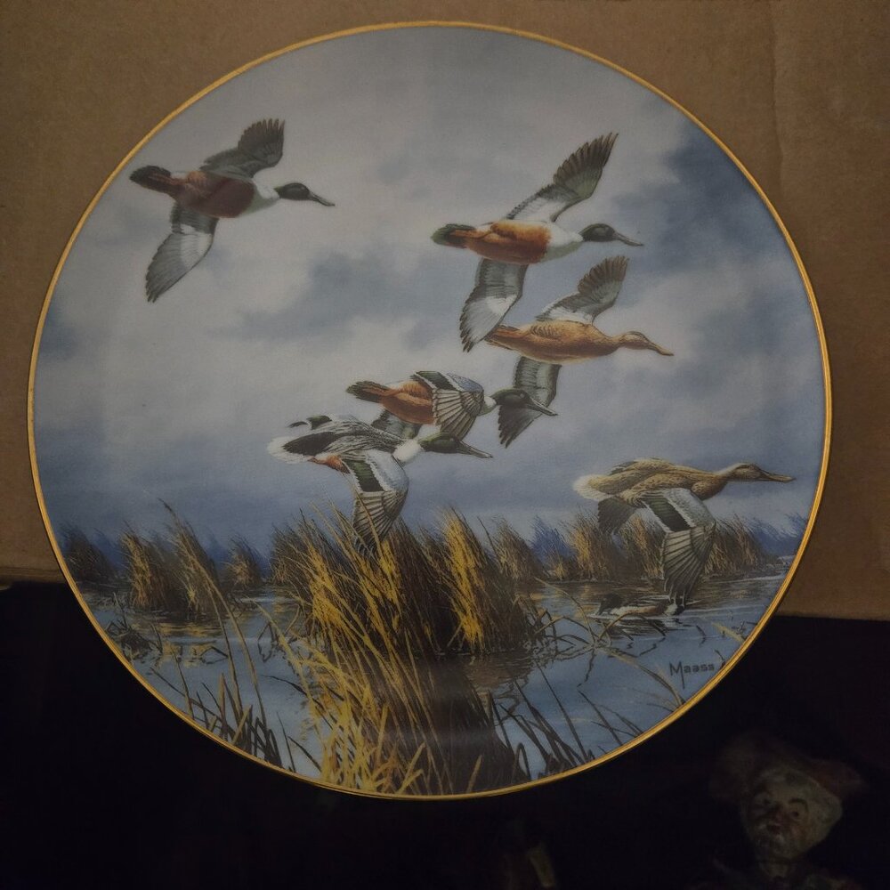 Danbury Mint Late Comers plate